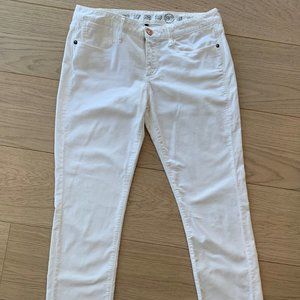 Earnest Sewn White Cords, Size 30, Long length